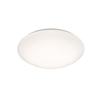 Pollux Plafoniera Led Con Sensore Di Movimento Diffusore Metacrilato Bianco Ip44 D. 27Cm Trio 