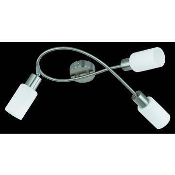 Mars Plaf. 3 Spot Acc.Ve.B.Co Cm37 Trio Grigio cenere