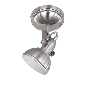 Gina Spot Met.Parab.Acciaio Trio Grigio cenere