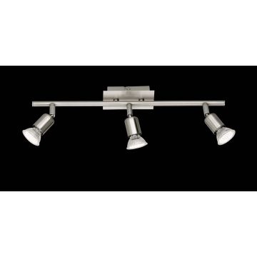 Nimes Barra 3 Spot Led Acc. Cm45 Trio Grigio cenere