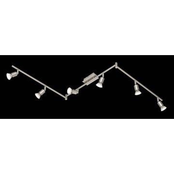 Nimes Barra 6 Spot Led Acc Cm180 Trio Grigio cenere