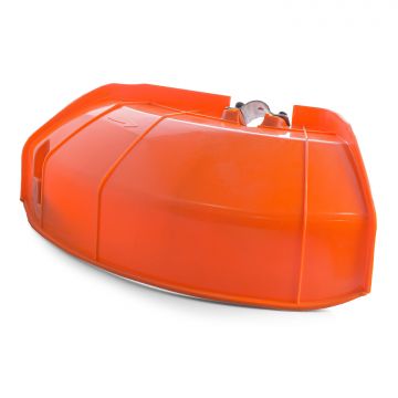 Paracolpi per decespugliatore, parasassi di ricambio in PE, protezione professionale paraschizzi per decespugliatore Boudech Arancione
