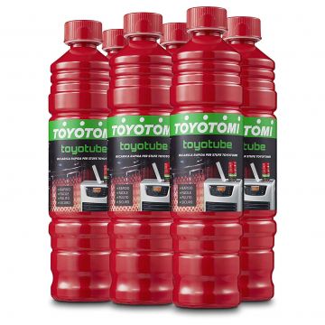 Toyotube set 9 Lt - 6 bottiglie di combustibile liquido per stufe Zibro by Toyotomi Toyotomi Rosso
