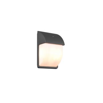 Mersey Applique Da Esterno Antracite Con Sensore Crepuscolare Ip44 H. 27,5Cm Trio Antracite