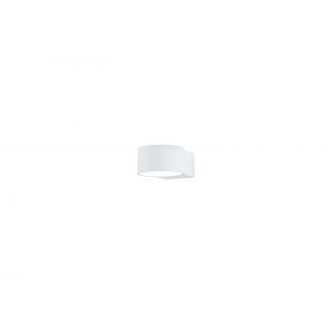 Lacapo Applique Led Bianca Interno Bianco D. 10 P. 15 Led Osram Trio Bianco