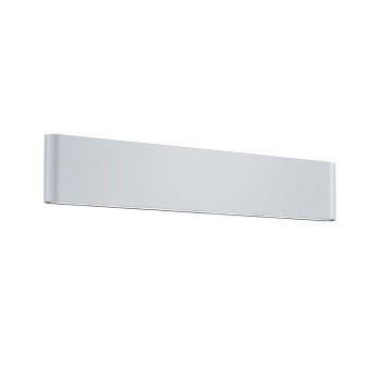 Thames Ii Applique Da Esterno Led Biemissione Fusione Alluminio Bianco Opaco Ip54 L. 46,5Cm Trio Bianco