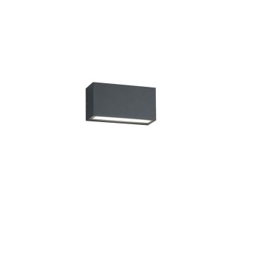 Trent Applique 2 Led Antracite Biemissione L.14 X H.7 Trio Antracite