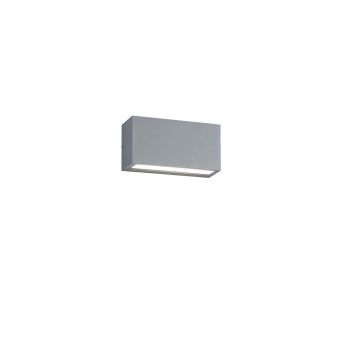 Trent Applique 2 Led Alluminio Biemissione L.14 X H.7 Trio Pervinca
