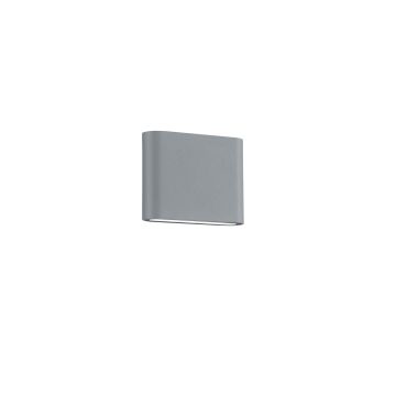 Thames Ii Applique Da Esterno Led Biemissione Fusione Alluminio Alluminio Opaco Ip54 L. 11,5Cm Trio Pervinca