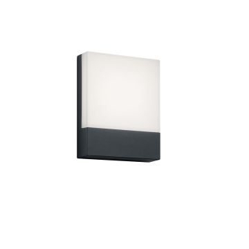 Pecos Appl.Led Allum.Antrac. ( Numeri+Lettere Incl.) H.20X16 Trio Antracite