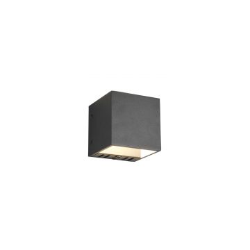 Figo Applique Led Cubo Nero Biemissione Con Tecnologia Multifunzione " Wiz " L. 10Cm Trio Nero