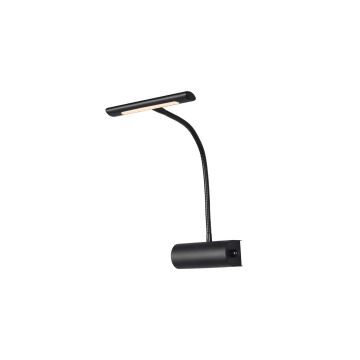 Curtis Applique Led Nera C/Flessibile Cm18Xh35 Trio Nero
