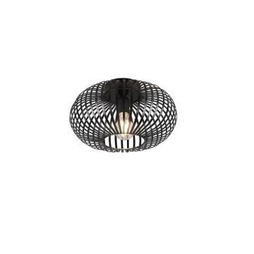 Johann Plafoniera Metallo Ellisse Nero D. 30Cm Trio 