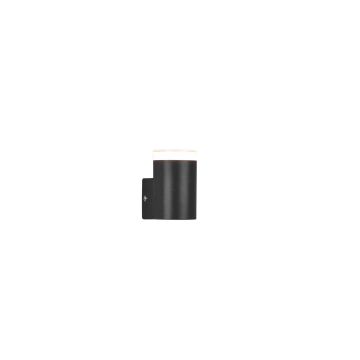 Ray H2O Applique Nera Ip44 H.8,3Cm Trio Nero