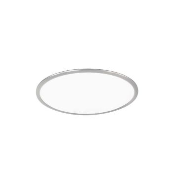 Phoenix Plafoniera Led Tonda Dimmerabile Acciaio Diff. Bianco D. 62 Trio 