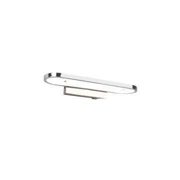 Gianni H2O Applique Led Cromo Con Interruttore Ip44 L. 40Cm Trio Grigio 25%