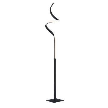 Course Piantana Led Ondulata Antracite H. 145Cm Trio Nero