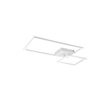 Padella Plafoniera Led Bianca Con Snodo Ed Intensita' Regolabile Con Interruttore L. 63Cm Trio 