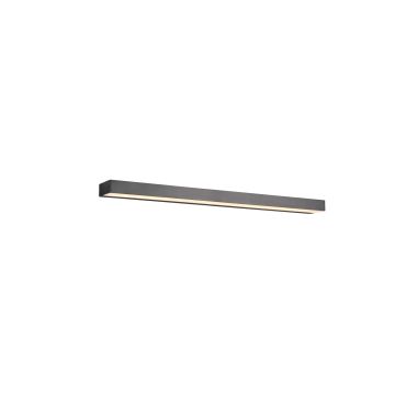 Rocco H2O Applique Led Biemissione Nero Ip44 L. 90Cm Trio Nero