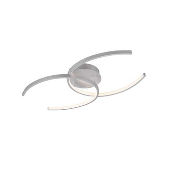 Cocos Plafoniera Doppia "C" Alluminio L.70Cm Trio 