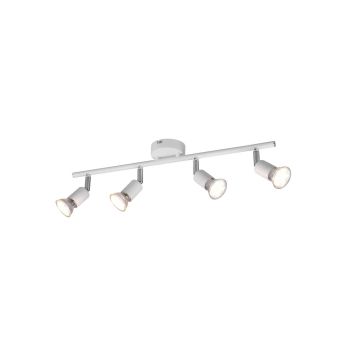 Paris Senza Lampadina Barra 4 Luci Bianco Attacco Gu10 L. 50Cm Trio Bianco