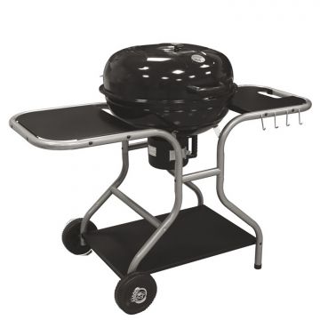 Globo Comfort - BBQ a legna con griglia circolare da ø 55 cm Frankystar Nero