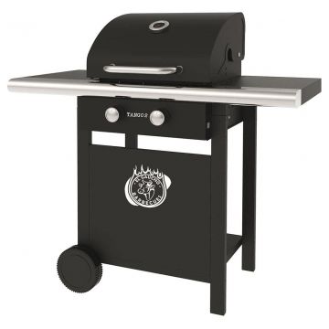 Tango 2 - BBQ a Gas e pietra lavica - 2 Fuochi Frankystar Nero