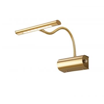 Curtis Appl.Led Ott. C/Flessibile Cm18 Max 35 Trio Ottone antico