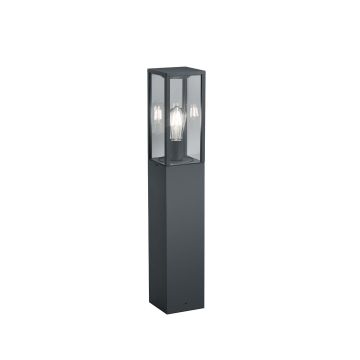 Garonne Palo Alto Da Esterno Rettangolare In Fusione Colore Antracite H. 80Cm Trio Antracite