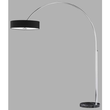 Perez Lamp.Terra Arco Cro. Diff.Nero H.205 Trio Grigio 25%