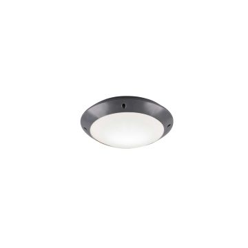Camaro Plafoniera Esterno Metacrolato Nera D. 26Cm Ip54 Trio 