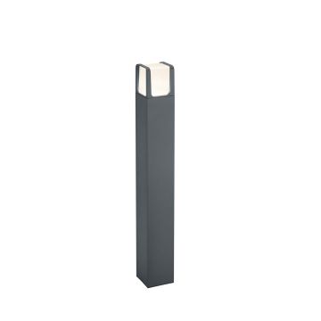 Ebro Palo Alto Led Da Esterno Fusione Di Alluminio Antracite H. 80Cm Trio Antracite