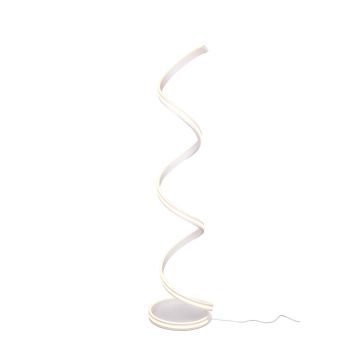 Yara Piantana Led Bianca Con Regolazione Luce Calda  Naturale E Dimmerazione Con Interruttoe A Parete H. 150Cm Trio Bianco