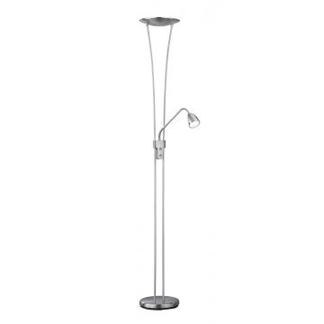 Arizona Piantana Led Acciaio Fanale H180 Trio Grigio cenere