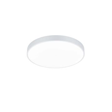 Waco Plafoniera Led Dimmerabile Metallo Bianco Con Interruttore Per Variazione Temperatura Di Colore Led D. 50Cm Trio 