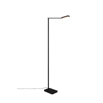 Pavia Piantana Led Orientabile Ed Inclinabile Con Interruttore Touch E Regolazione Temperatura Di Colore Metallo Nero H. 131Cm Trio Nero
