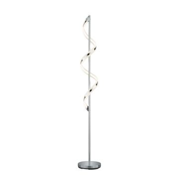 Sydney Piantana Led Cromata Con Dimmer H. 160 Trio Grigio 25%