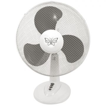 Butterfly - Ventilatore Da Tavolo Frankystar Bianco