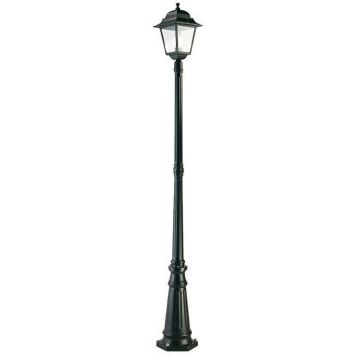 Quadrata - Palo alto da giardino H212 cm Sovil Nero