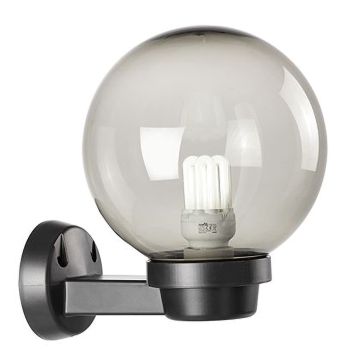 Globo - Applique sfera fumè Sovil Nero