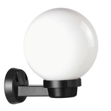Globo - Applique sfera opale Sovil Nero