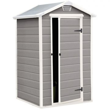 Keter Manor - Casetta Da Giardino In Resina 128X94 Cm Keter Grigio 20%