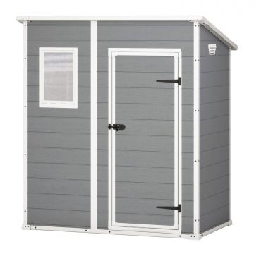 Keter Manor - Casetta Da Giardino In Resina 183X111 Cm Keter Grigio 20%