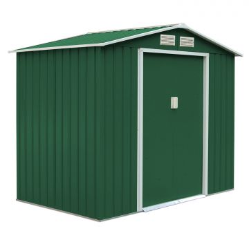 Metalgreen - Casetta Da Giardino In Metallo Zincato - 277x191x202h cm Frankystar Verde