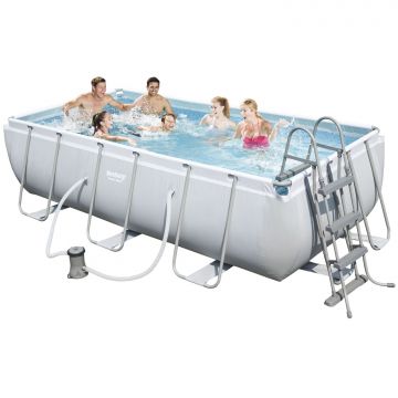 Bestway Piscina fuori terra 404x201xH100 cm - filtro a cartuccia Bestway Grigio 15%