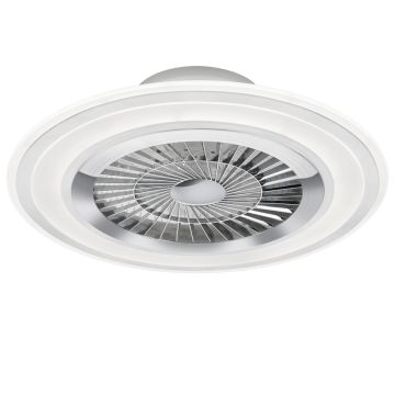 Flaga - Ventilatore E Plafoniera Led Ø60 Cm Con Bordo Satinato Trio 
