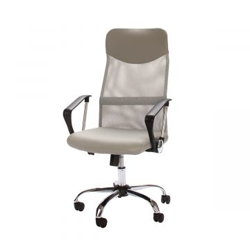 Kody - Sedia da ufficio in PVC e metallo cromato Casa Collection 