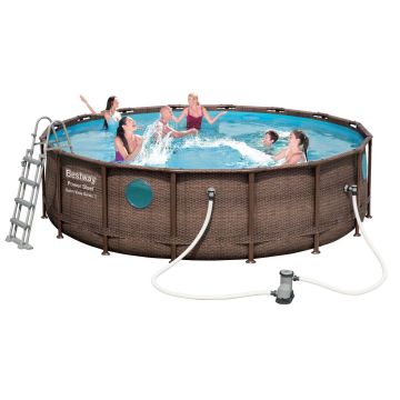 Bestway Piscina Fuori Terra Tonda 488x122 cm - Struttura in Tritech Bestway Multicolore