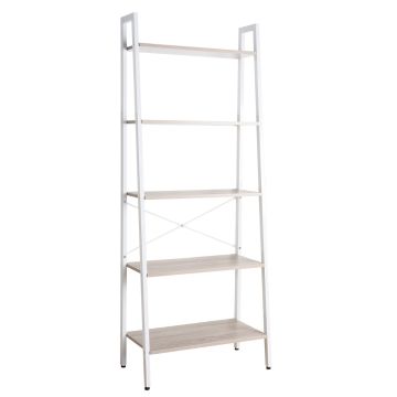 Lilas - Libreria In Legno E Metallo A 5 Ripiani  Casa Collection 