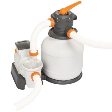 Bestway Flowclear Pompa di filtraggio a sabbia da 8,327 L/H Bestway Grigio 40%